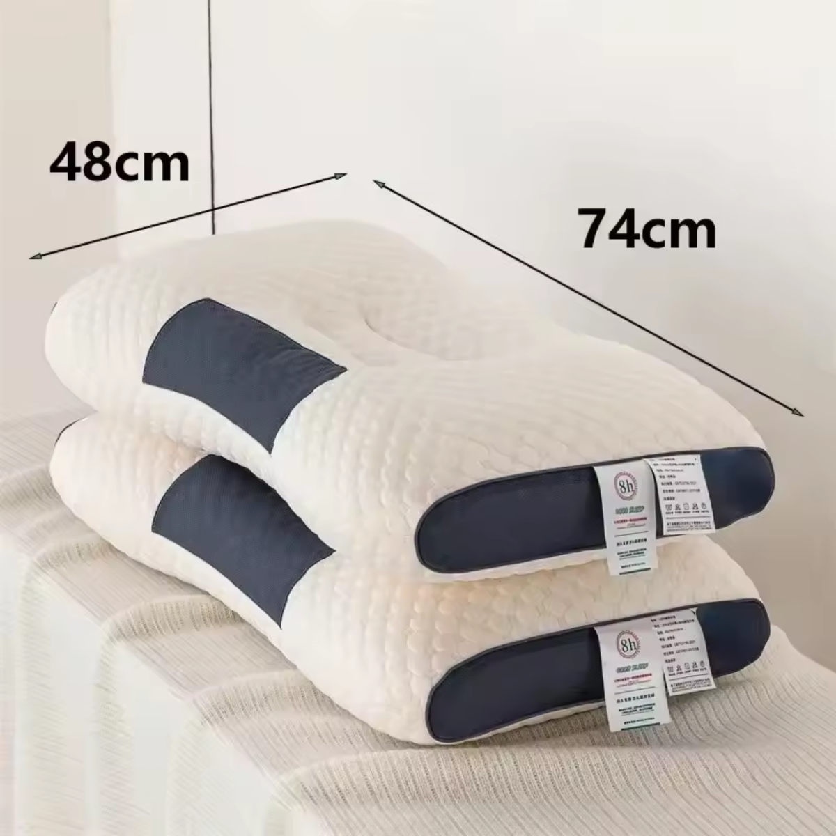 Set x3 almohadas siliconada 40x60